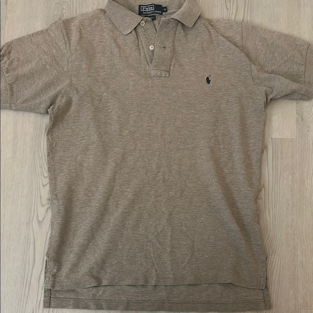 Polo by Ralph Lauren Men's Polo Shirt in Tan